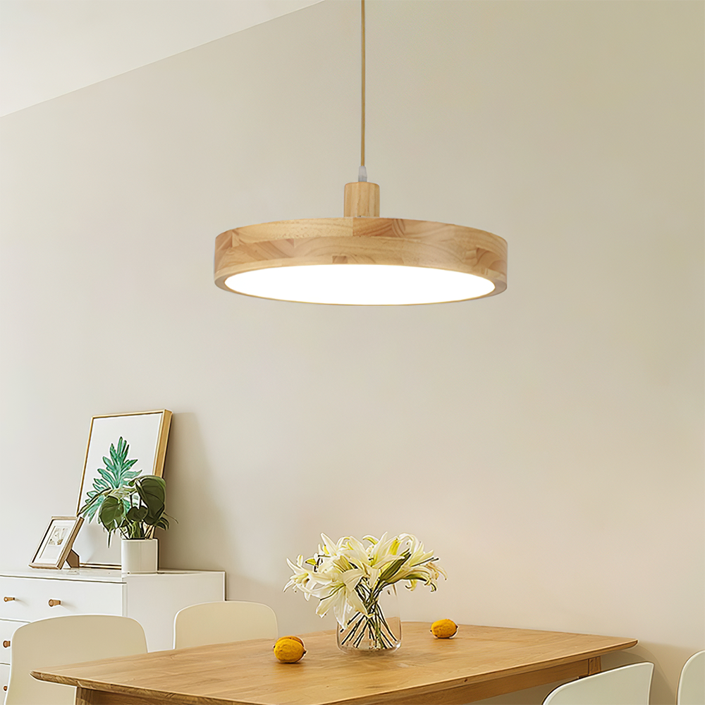 Modern Living Room Wooden Ceiling Hanging Light