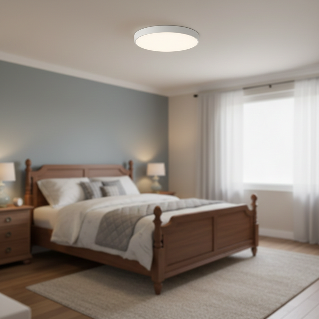 Energy Efficient LED Flush Ceiling Lights for Bedroom and Living Room