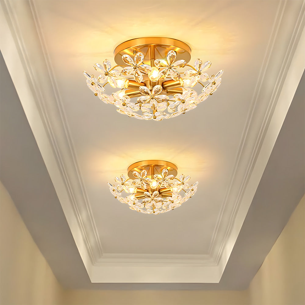 Modern Crystal Chandelier Ceiling Lights for Bedroom
