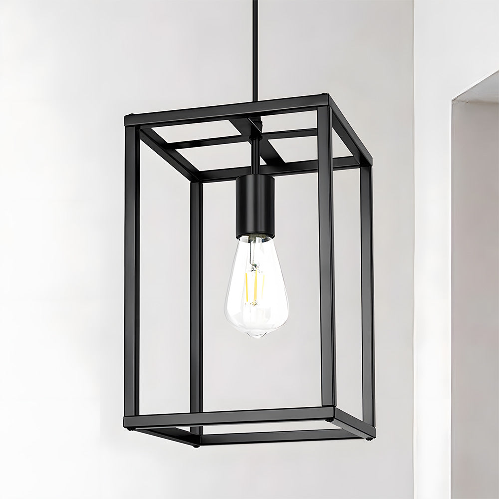 Industrial Iron Pendant Lights for Kitchen Island Dining Room