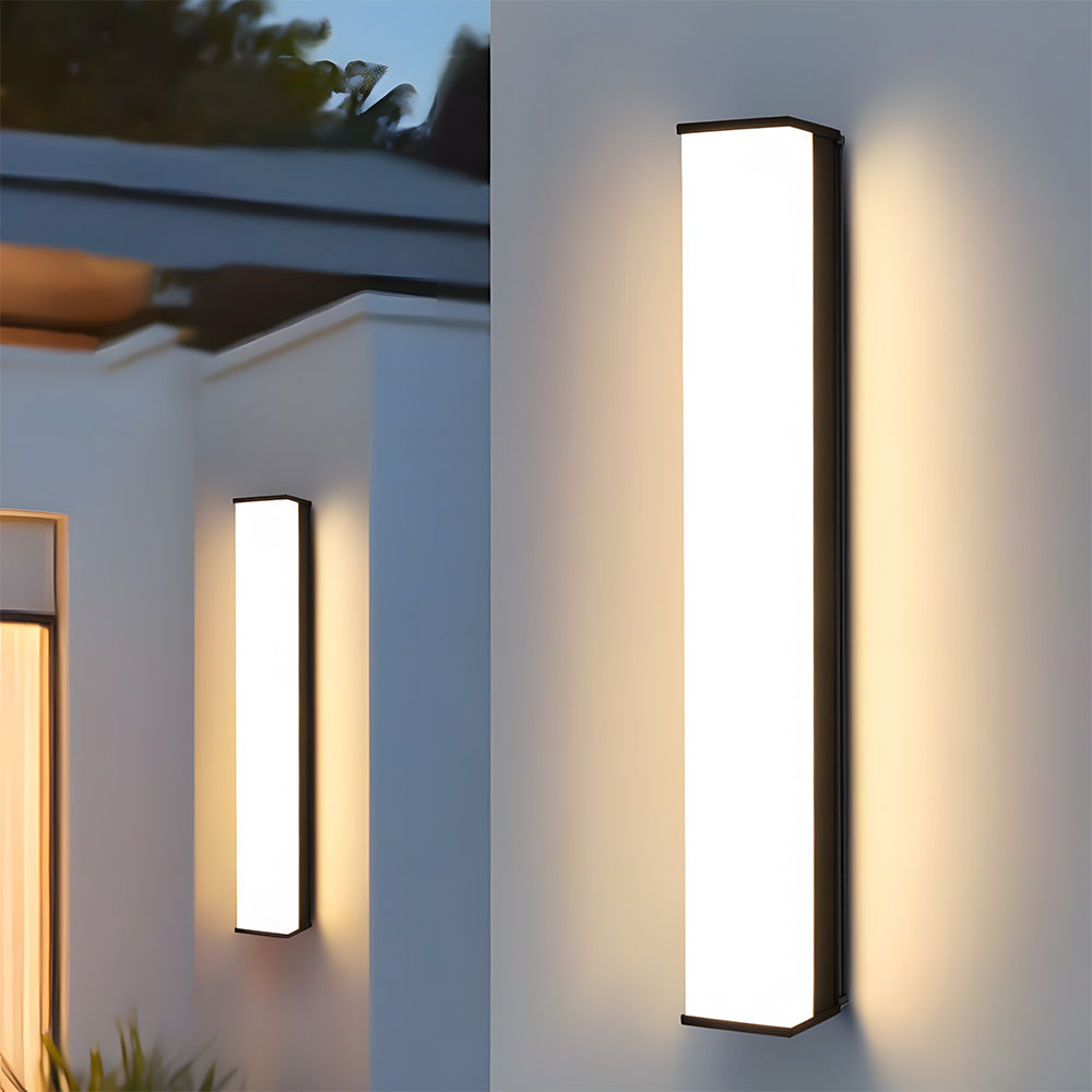Outdoor LED Wall Sconce Exterior Long Linear Wall Lights for Home Garden Patio Garage