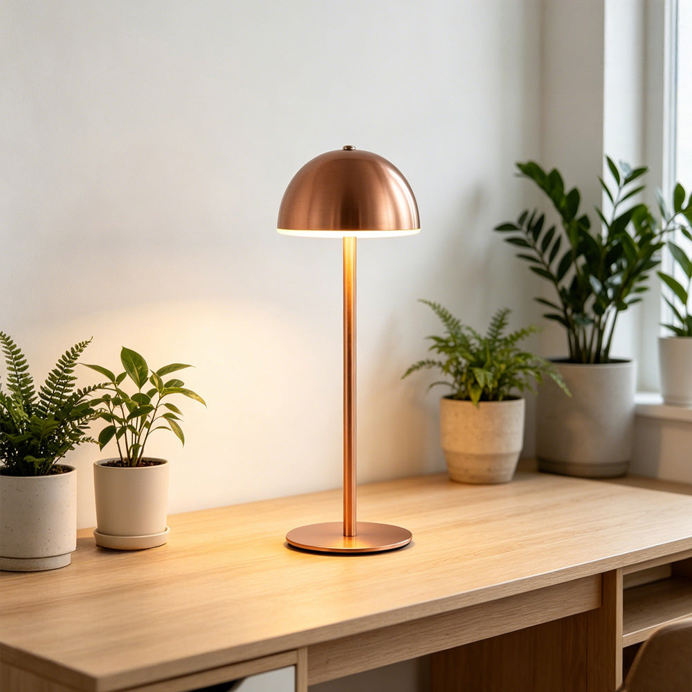 Light Luxury Acrylic Dimmable Touch Table Lamp for Cafe Bedside