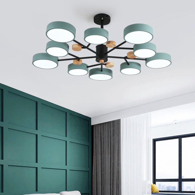 Modern Acrylic LED Hanging Light for Living Room