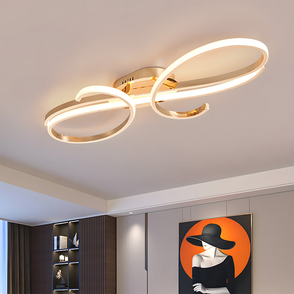 Modern Flush Mount LED Ceiling Lights for Living Room Bedroom