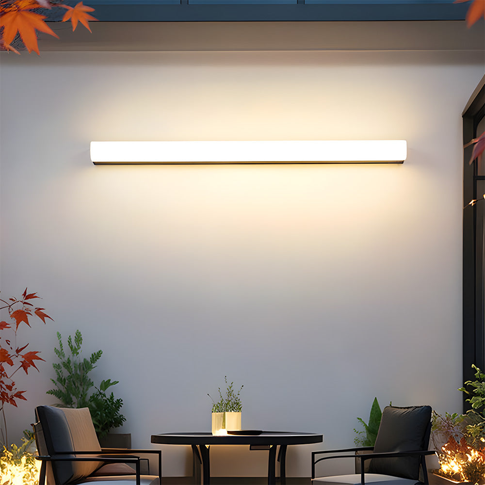 Modern IP65 Waterproof Long Exterior Wall Lights for Garden Porch