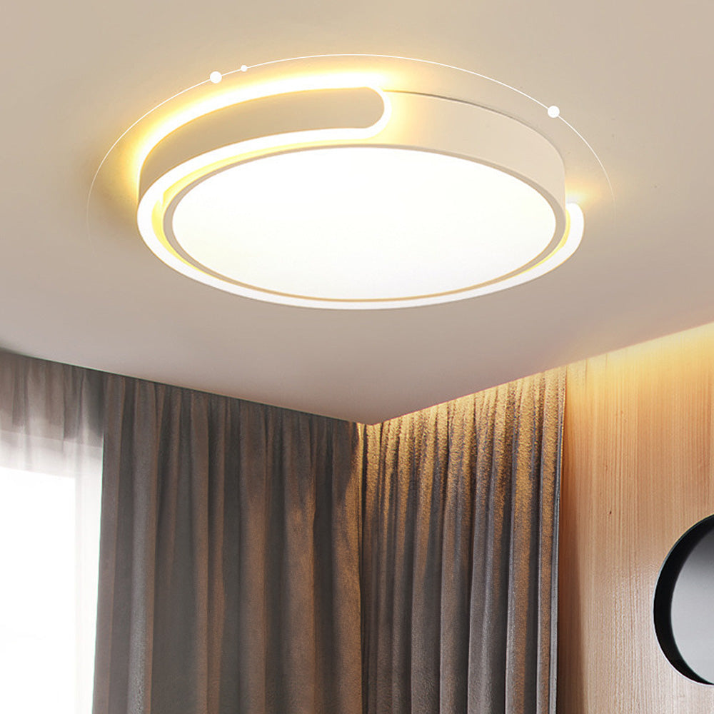 Minimalist Round Acrylic Bedroom LED Ceiling Light