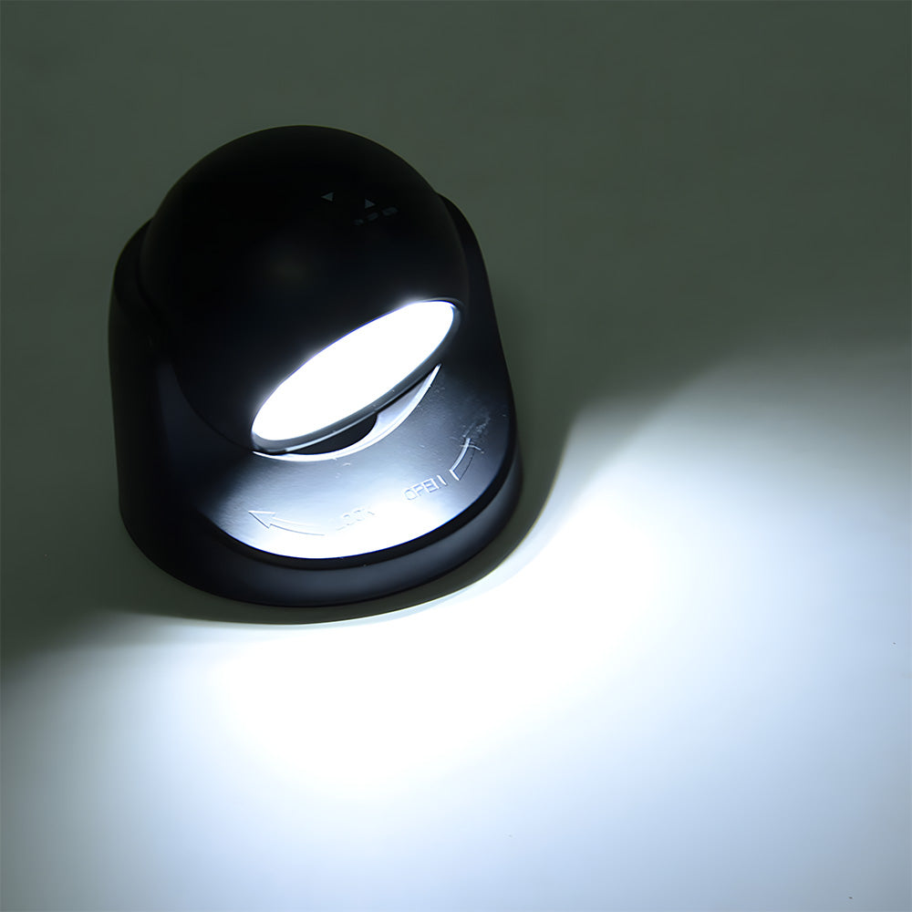 Battery Operated Motion Sensor IP44 LED Wall Light for Driveway, Garden, Pathway - 3 Modes