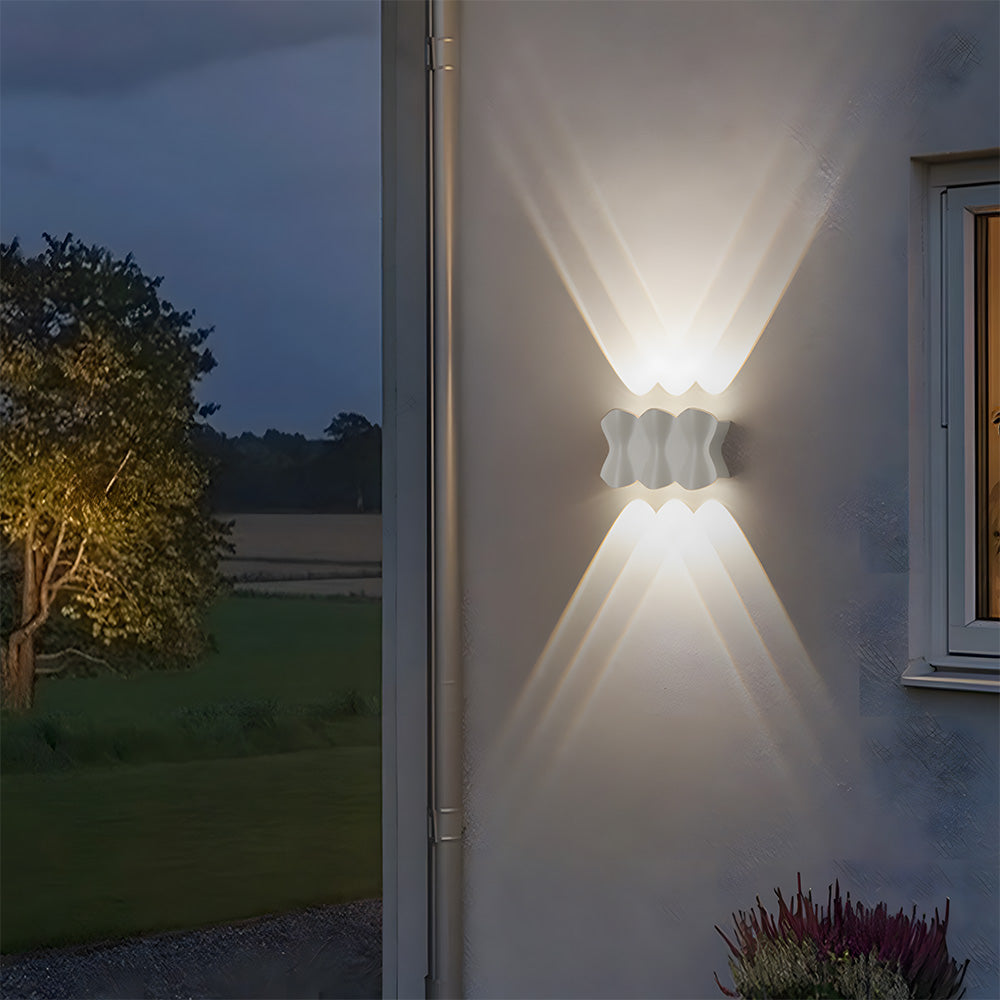 Modern Outdoor LED Up and Down Wall Lights for Garage Patio