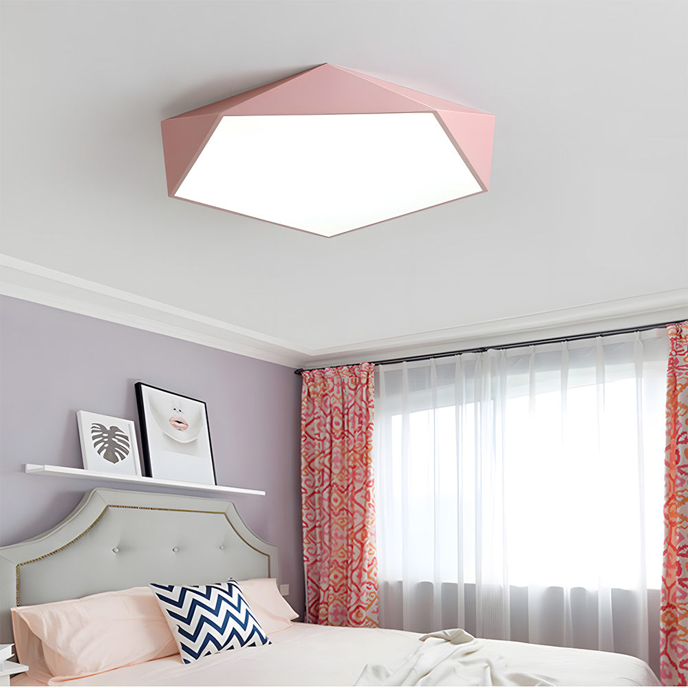 Modern Macaroon Dimmable LED Ceiling Light for Bedroom Hallway