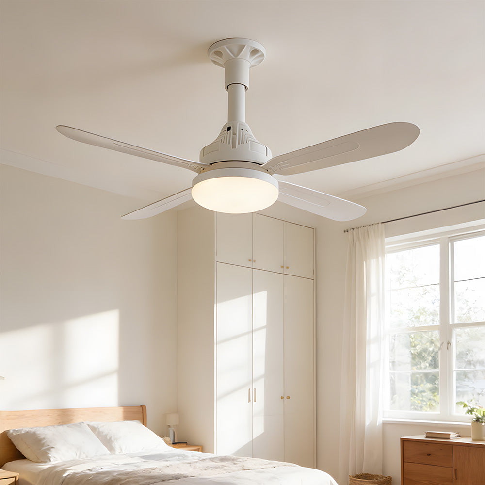 Ceiling Fans with LED Lights Dimmable for Bedroom Living Room Kitchen