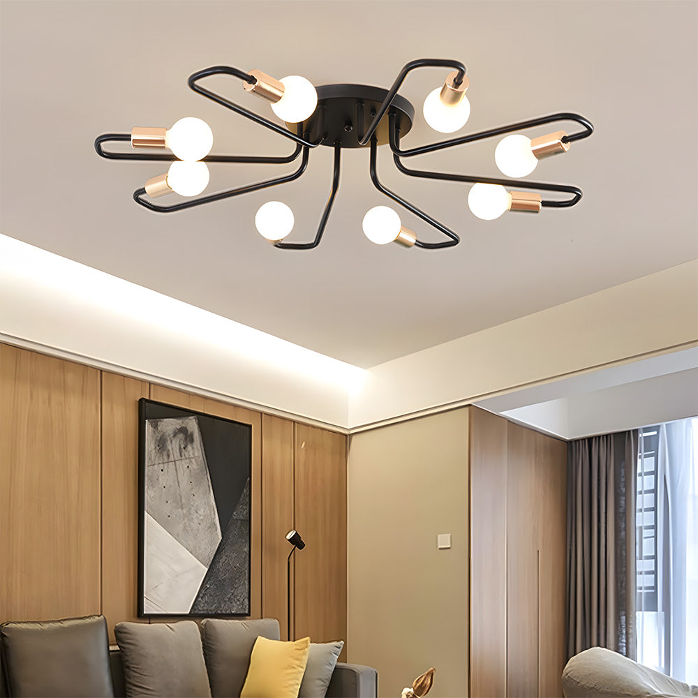 Modern Iron Bedroom Ceiling Light