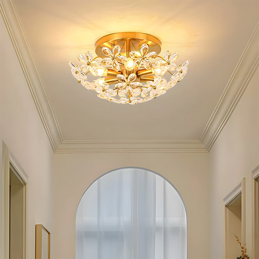 Modern Crystal Chandelier Ceiling Lights for Bedroom