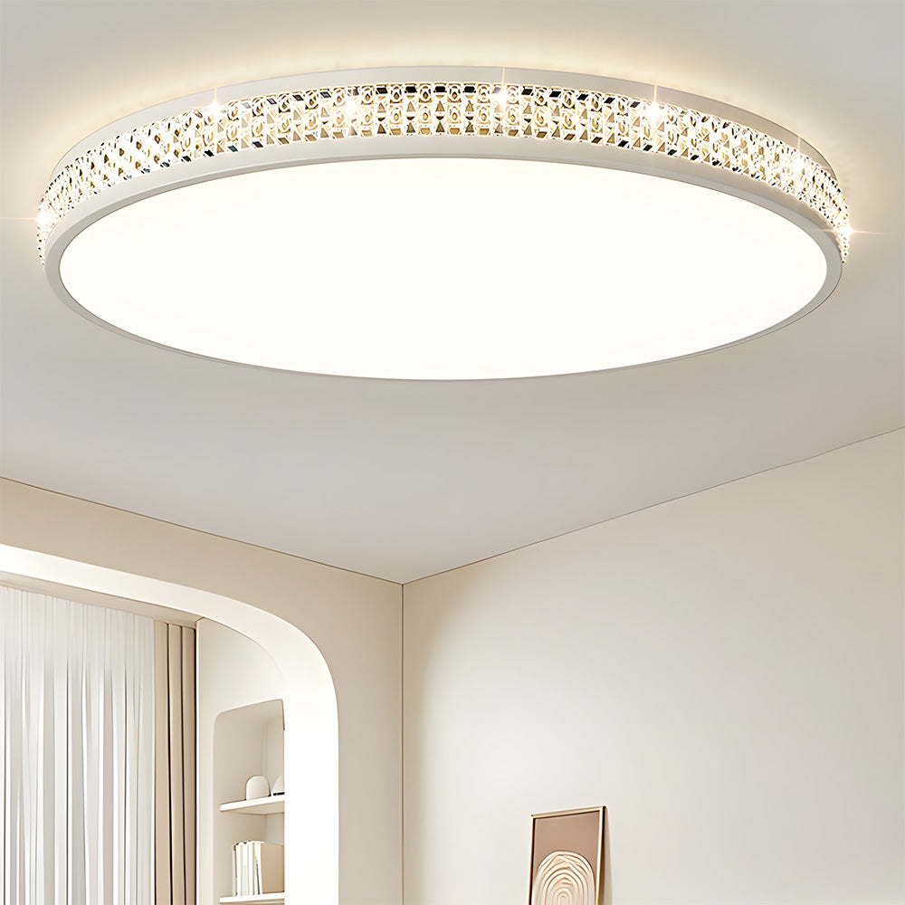 Modern Minimalist Round LED Ceiling Lights for Bedroom Hallway