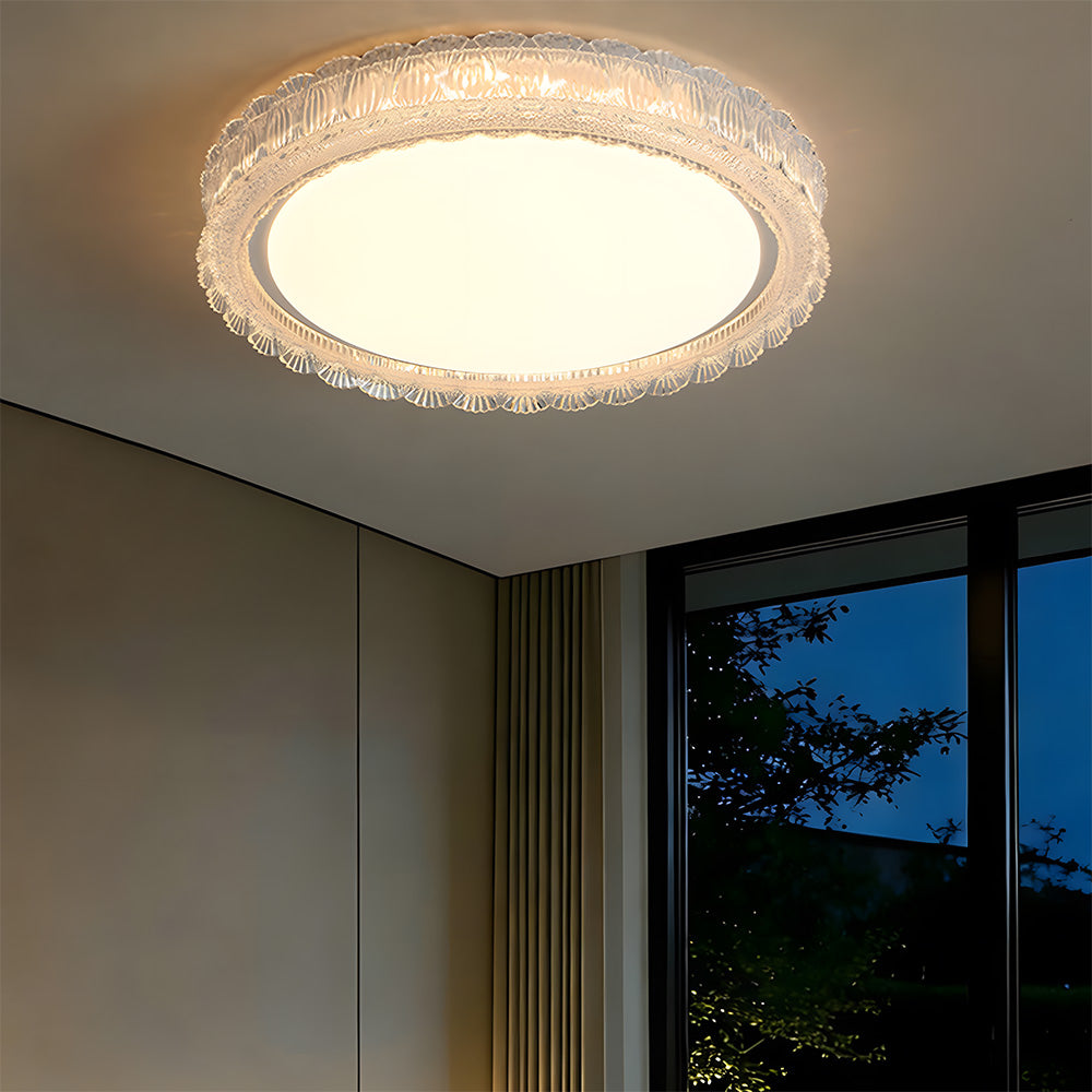 Floral Flush Mount Ceiling Lights for Bedroom