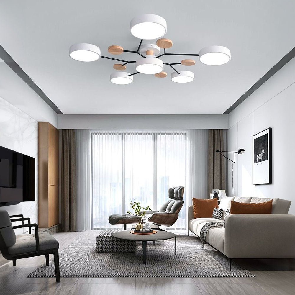 Modern Circular Living Room LED Ceiling Light