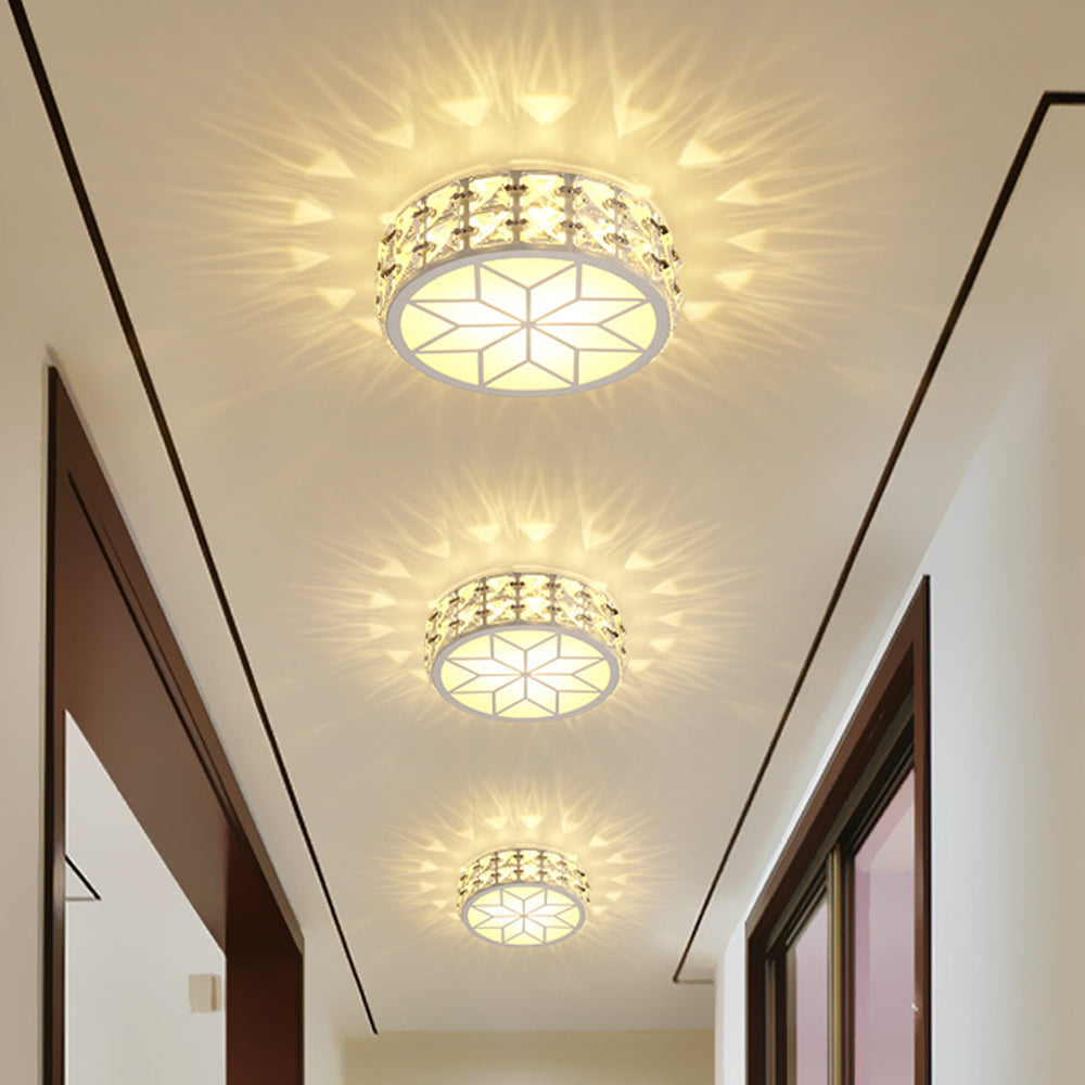 Circle LED Flush Ceiling Lights for Hallway