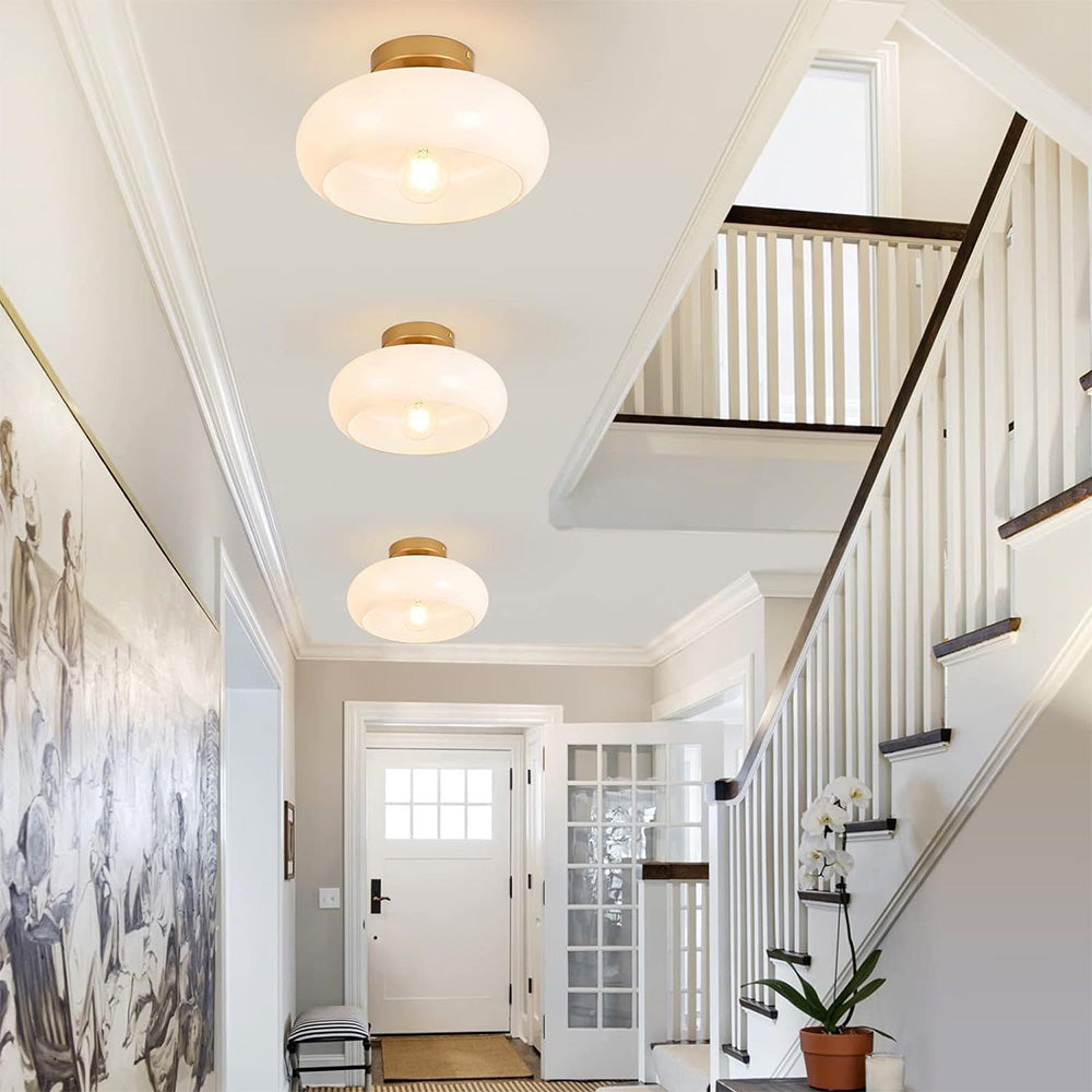 Contemporary Minimalist Living Room Iron Ceiling Lights