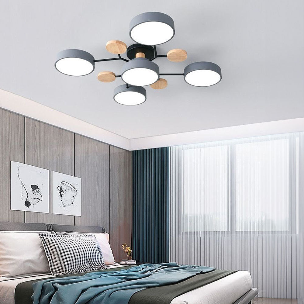 Modern Round Low Ceiling Light For Living Room