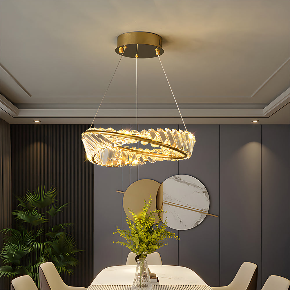 LED Crystal Pendant Light Fixtures