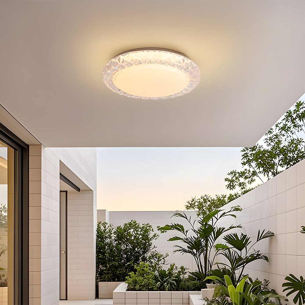 Acrylic Iron Dimmable LED Flush Mount Ceiling Lights for Living room
