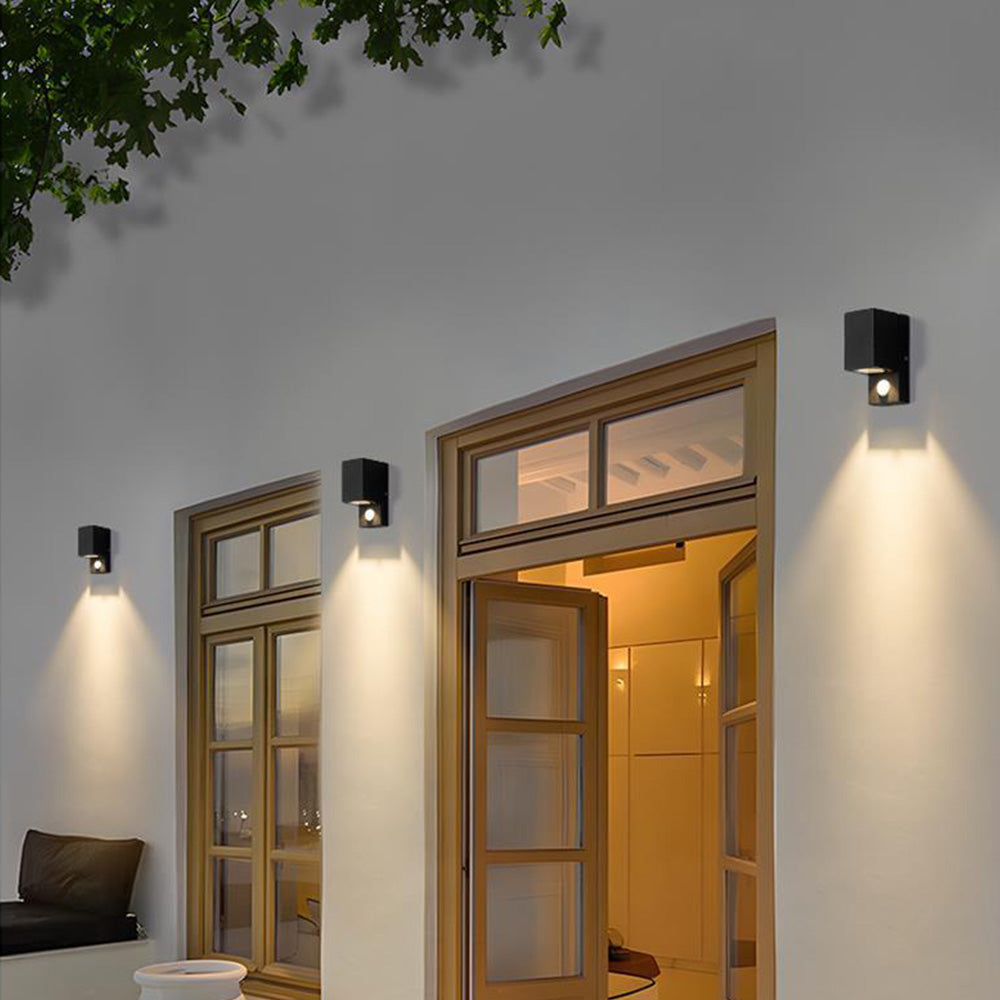 Up and Down LED Outdoor Wall Lights with Motion Sensor for Porch Patio