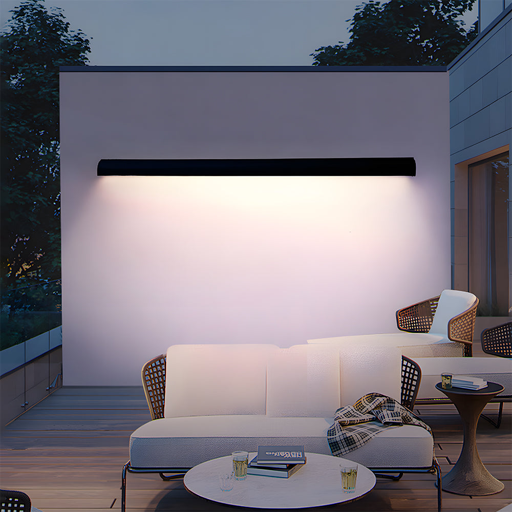 Outdoor Simple Waterproof Strip Garden LED Wall Light