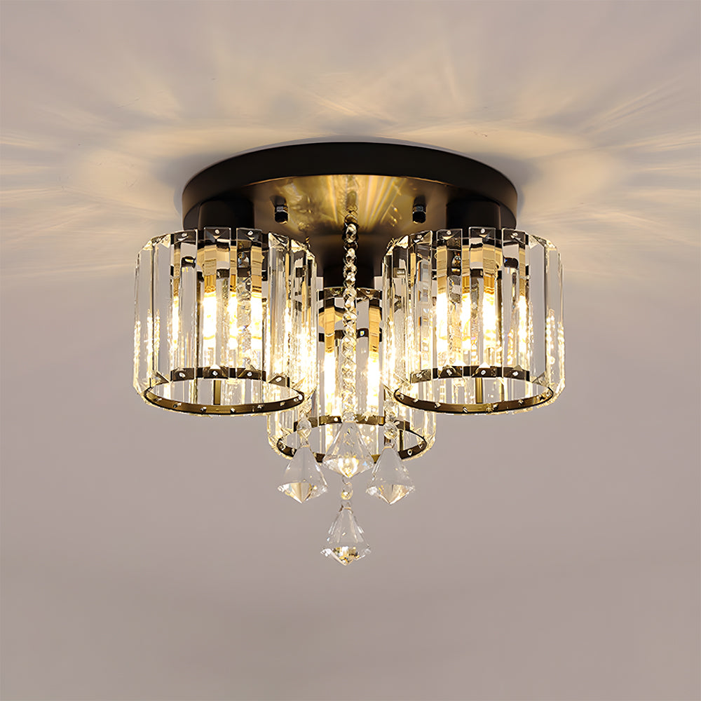 Contemporary Crystal Flush Mount Ceiling Lights