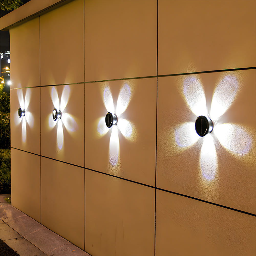 Outdoor Waterproof Wall Lights Solar Wall Sconce for Garden Patio