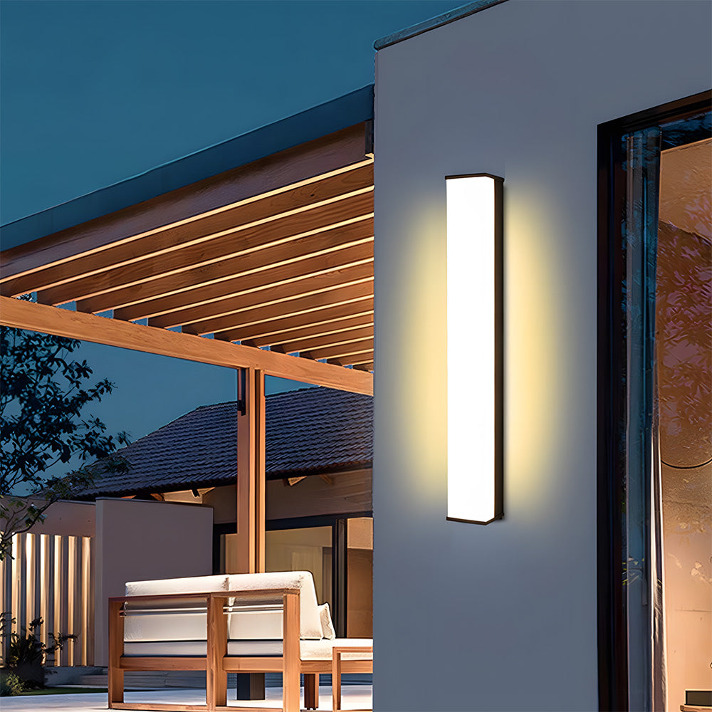 Outdoor LED Wall Sconce Exterior Long Linear Wall Lights for Home Garden Patio Garage