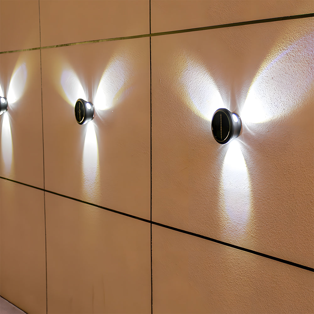 Outdoor Waterproof Wall Lights Solar Wall Sconce for Garden Patio