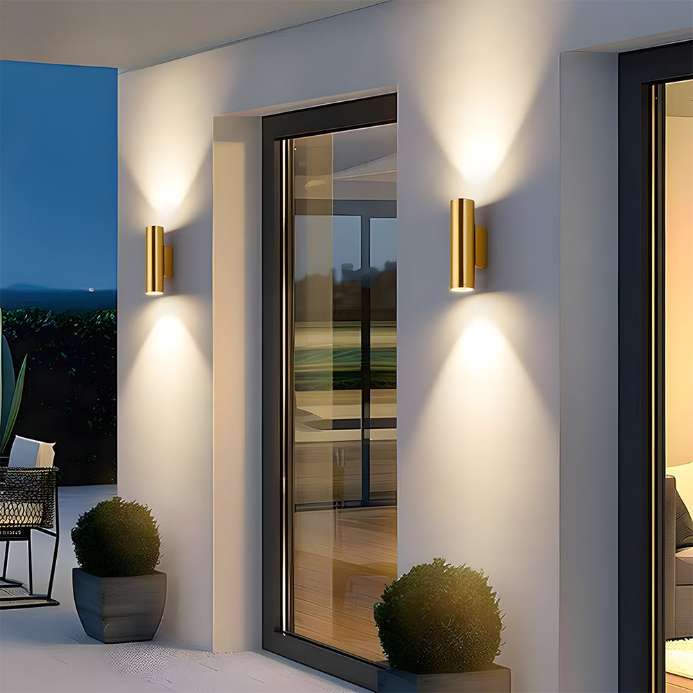 Outdoor Wall Light Waterproof Up and Down Wall Lamp for Patio Entryway