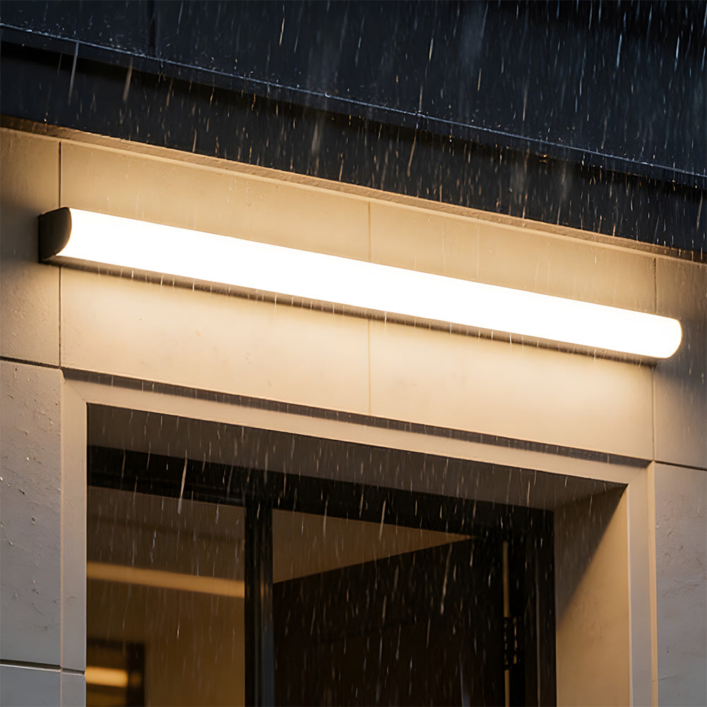 Modern IP65 Waterproof Long Exterior Wall Lights for Garden Porch
