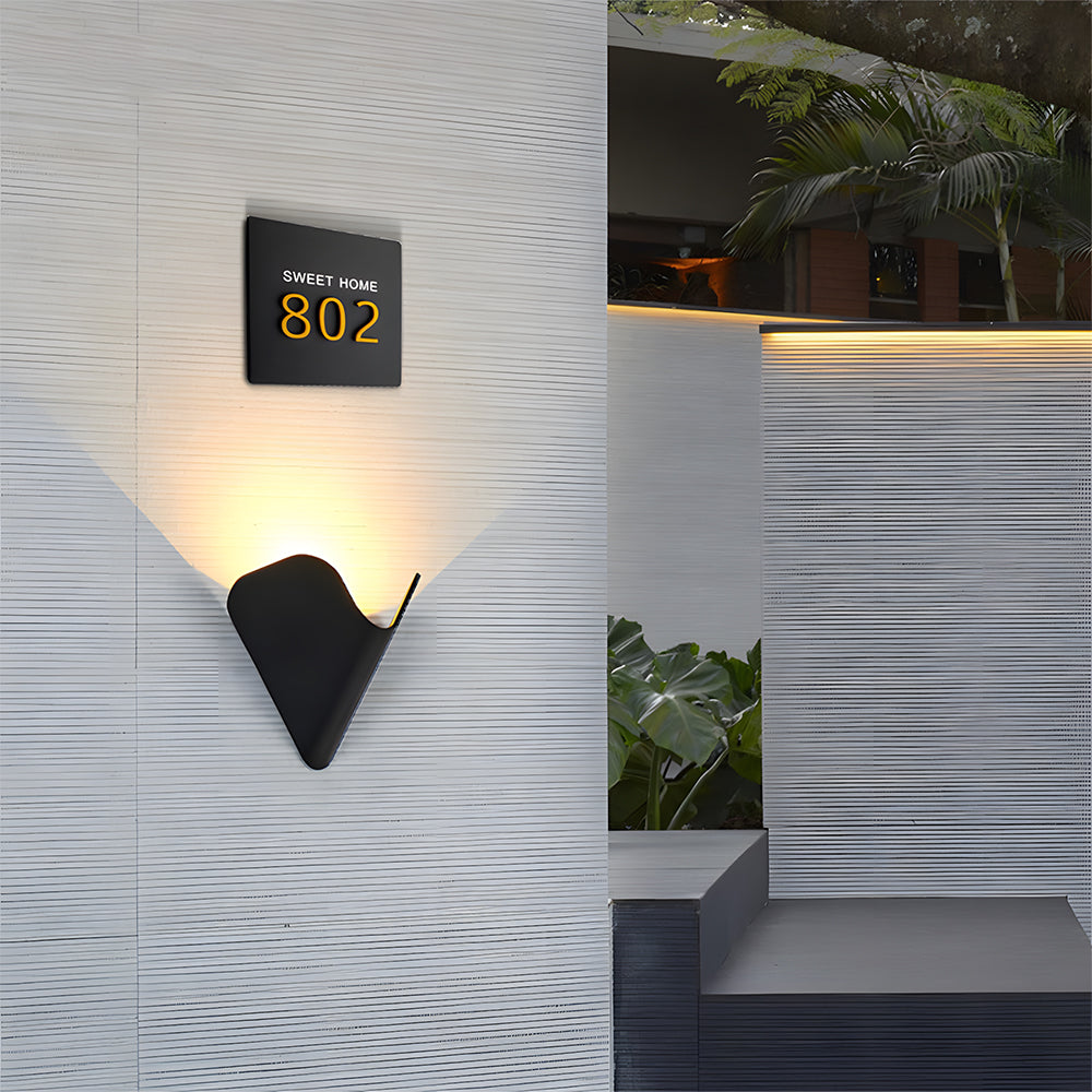 Waterproof Exterior Wall Light for Balcony Porch Corridor Energy-Saving Outdoor Wall Lamps