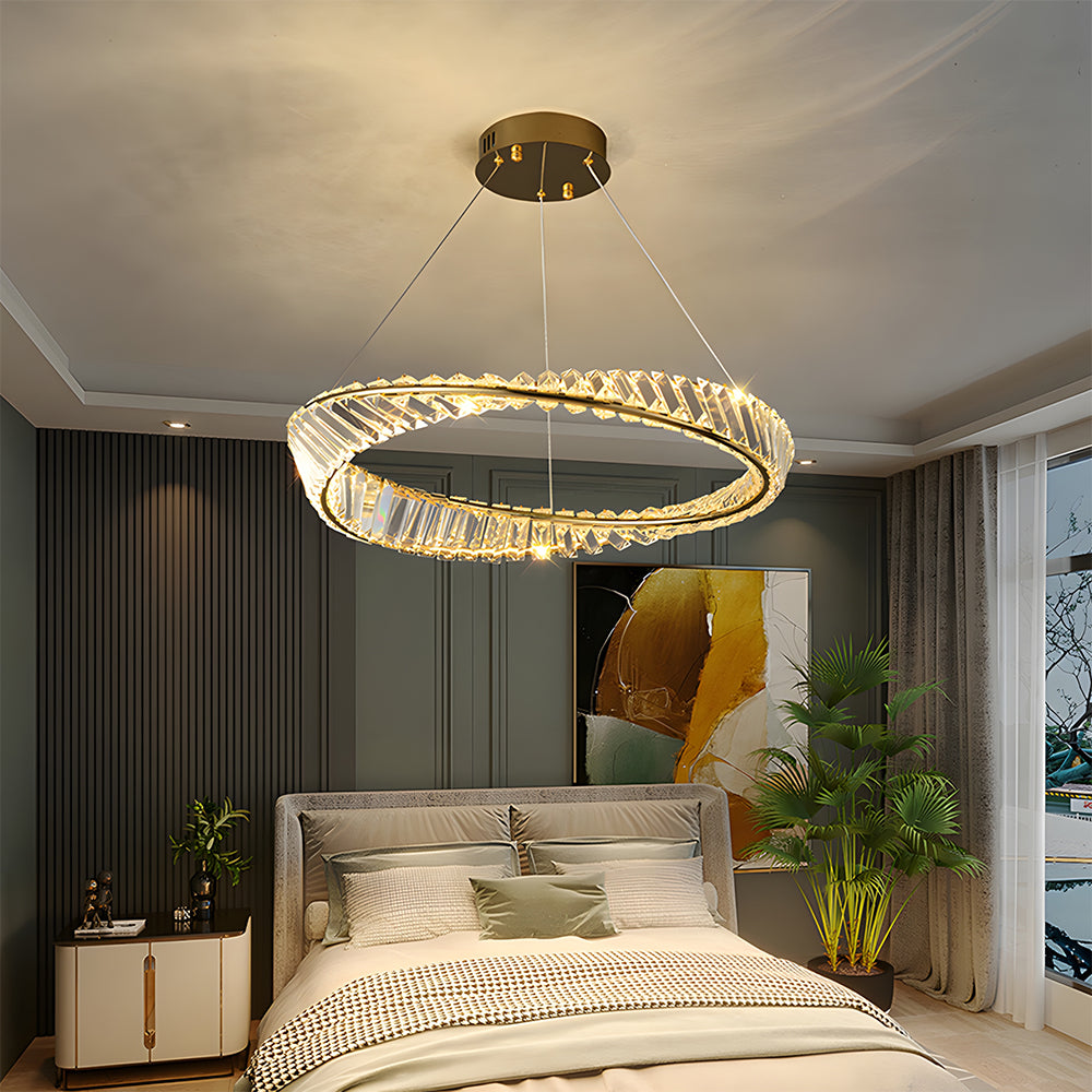 LED Crystal Pendant Light Fixtures