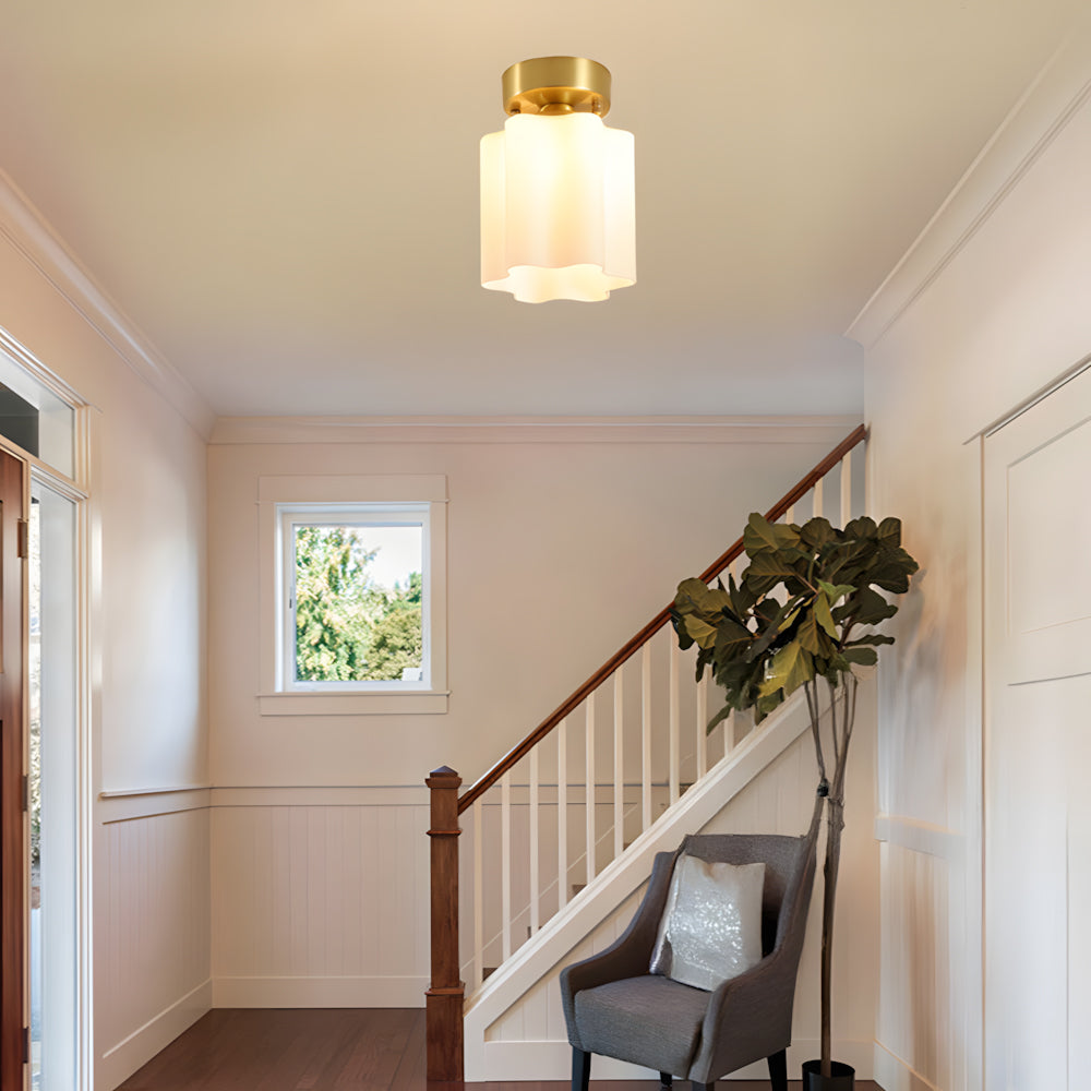 Retro Glass Hallway Ceiling Lights
