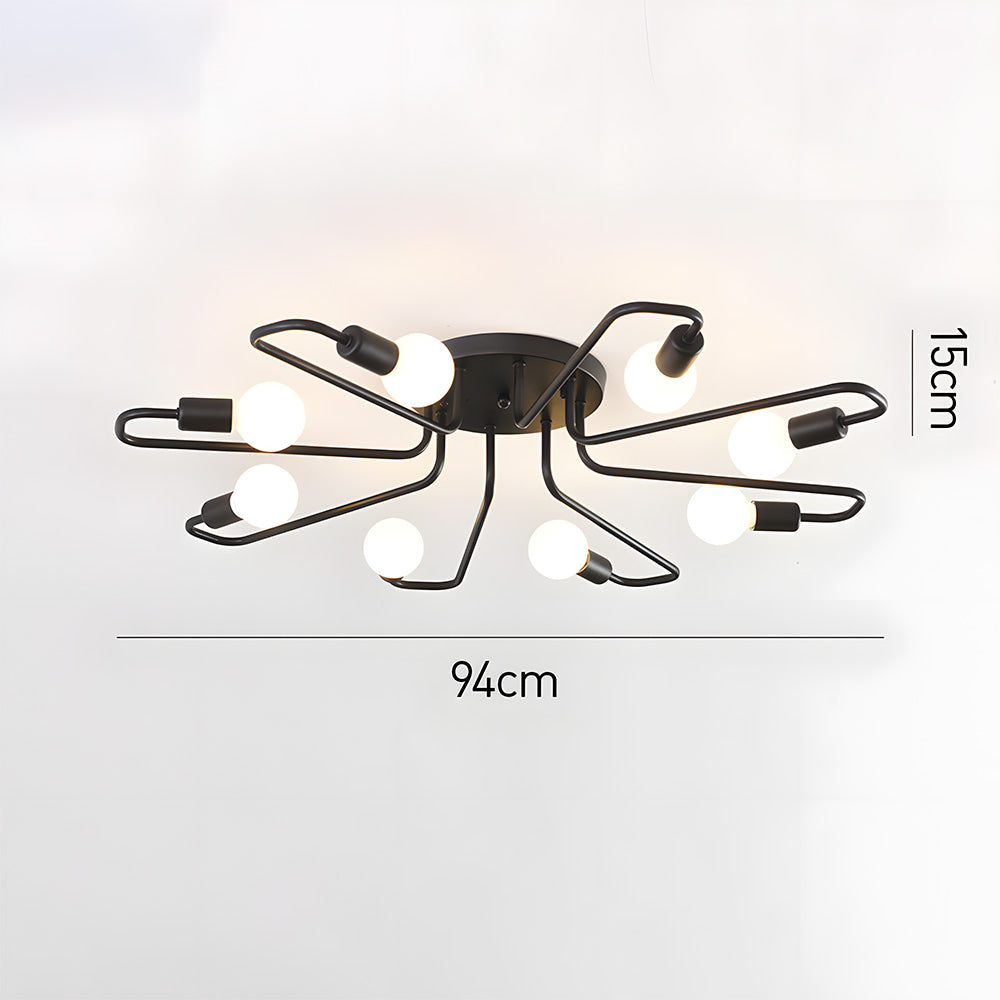Modern Iron Bedroom Ceiling Light
