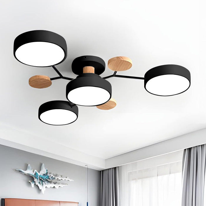 Modern Round Low Ceiling Light For Living Room