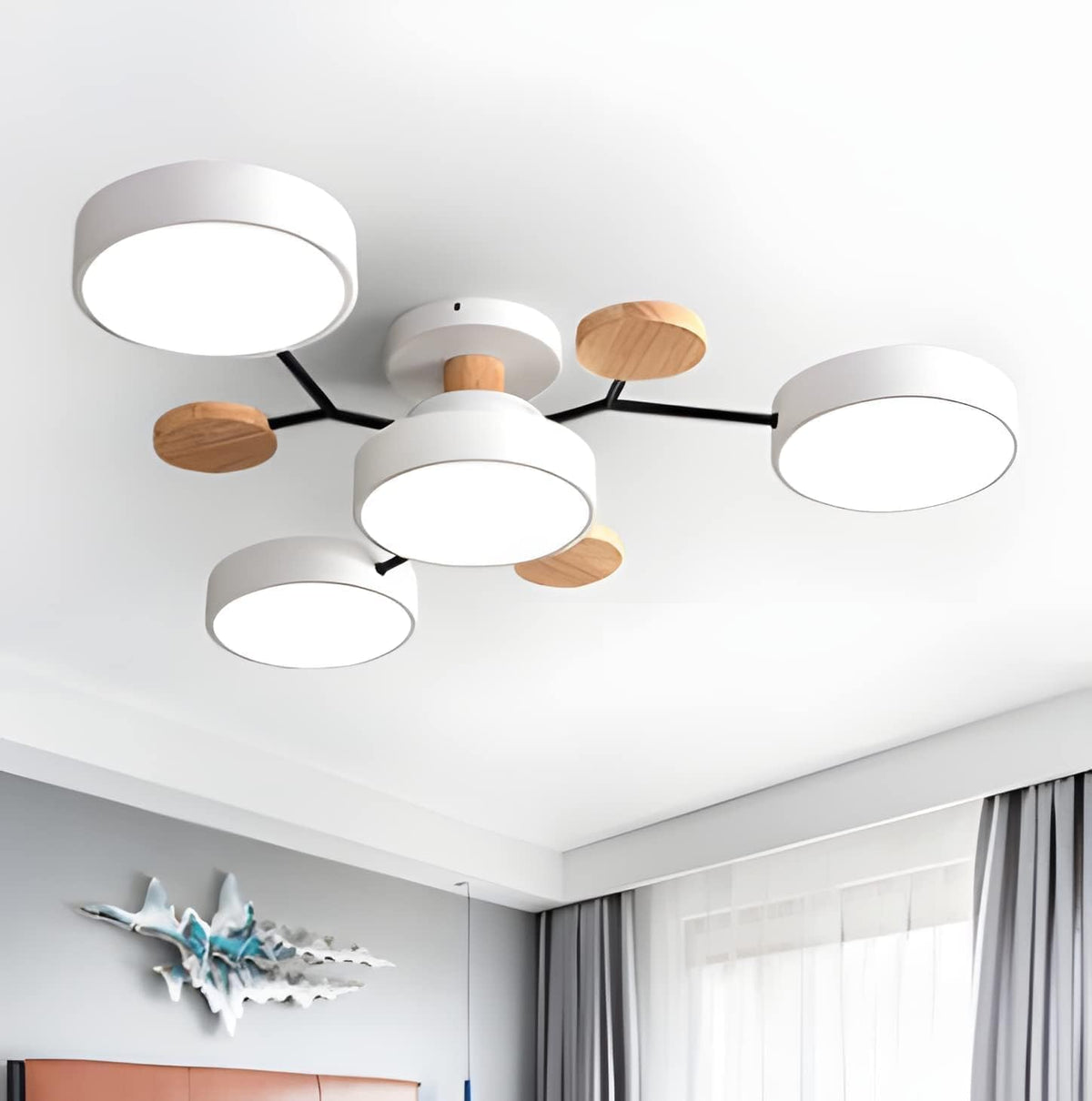 Modern Round Low Ceiling Light For Living Room