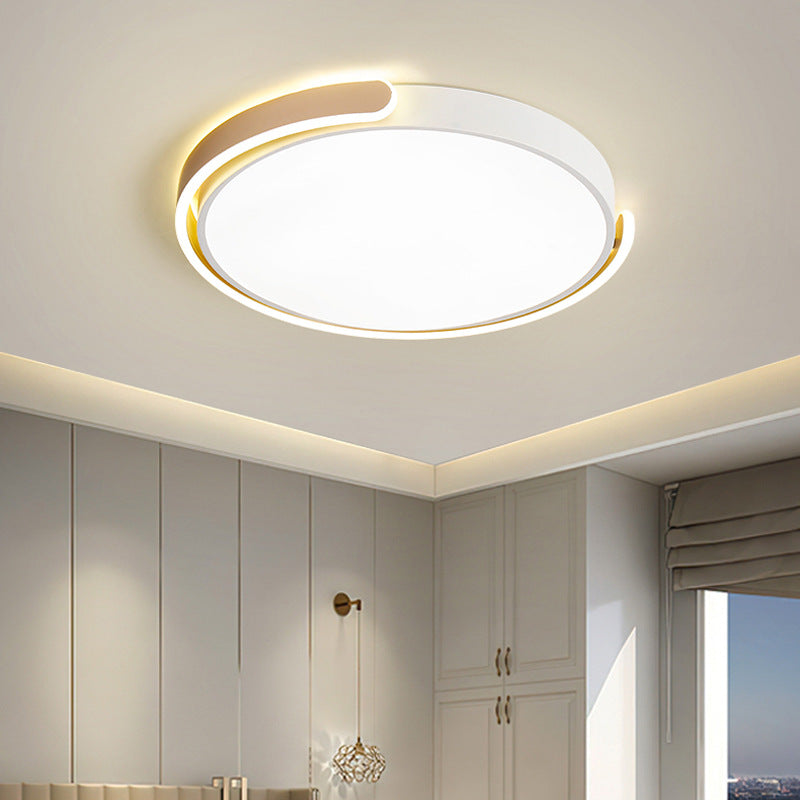Minimalist Round Acrylic Bedroom LED Ceiling Light