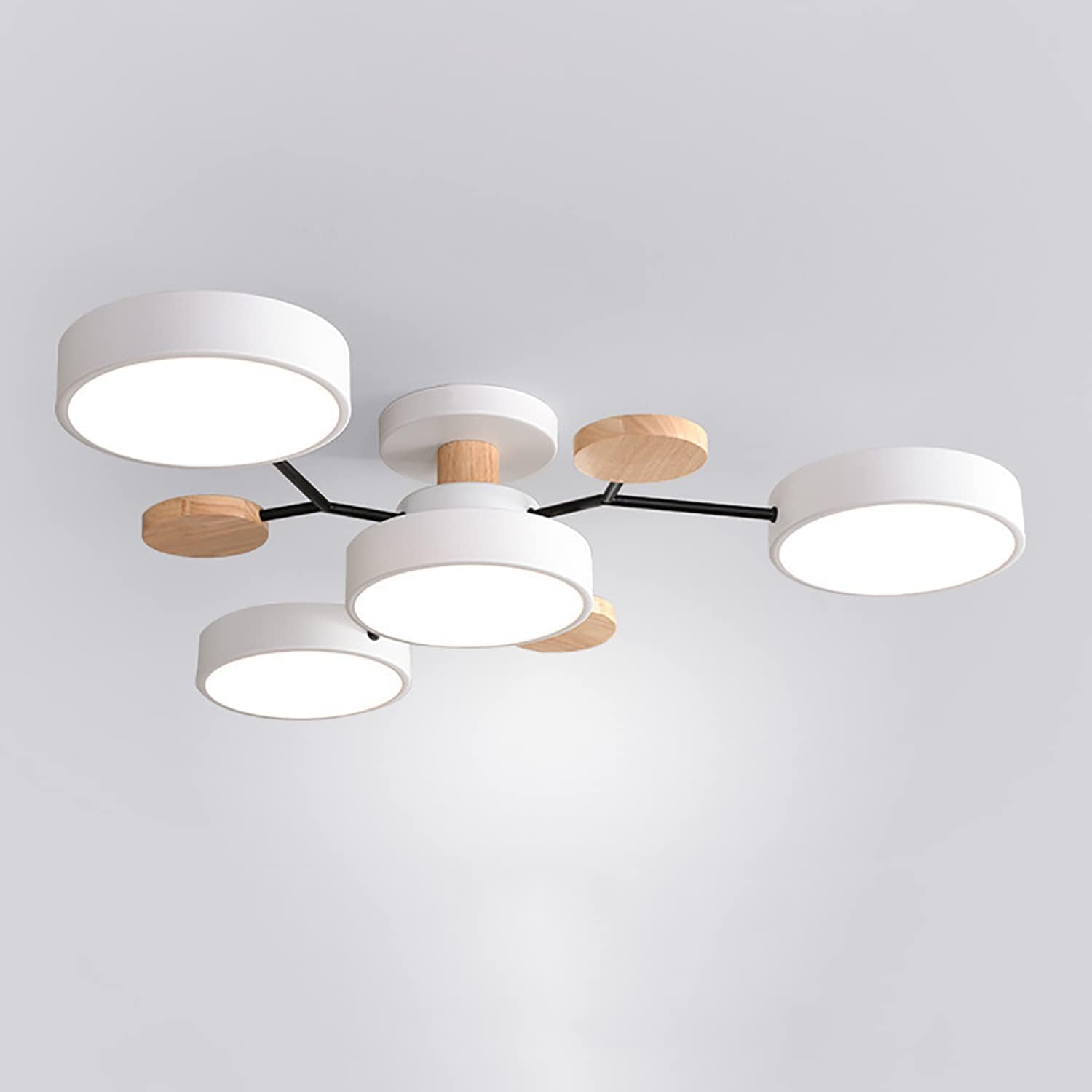 Art Deco Chandelier, Modern Flush Mount Chandelier Ceiling Light