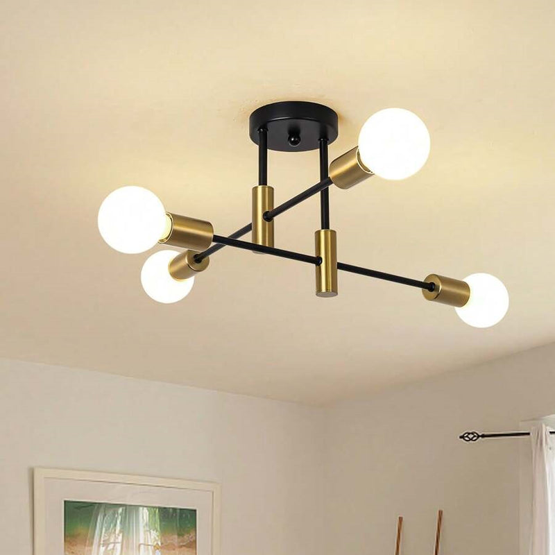 Lampsmodern Sputnik Light Modern Living Room Flush Ceiling Light