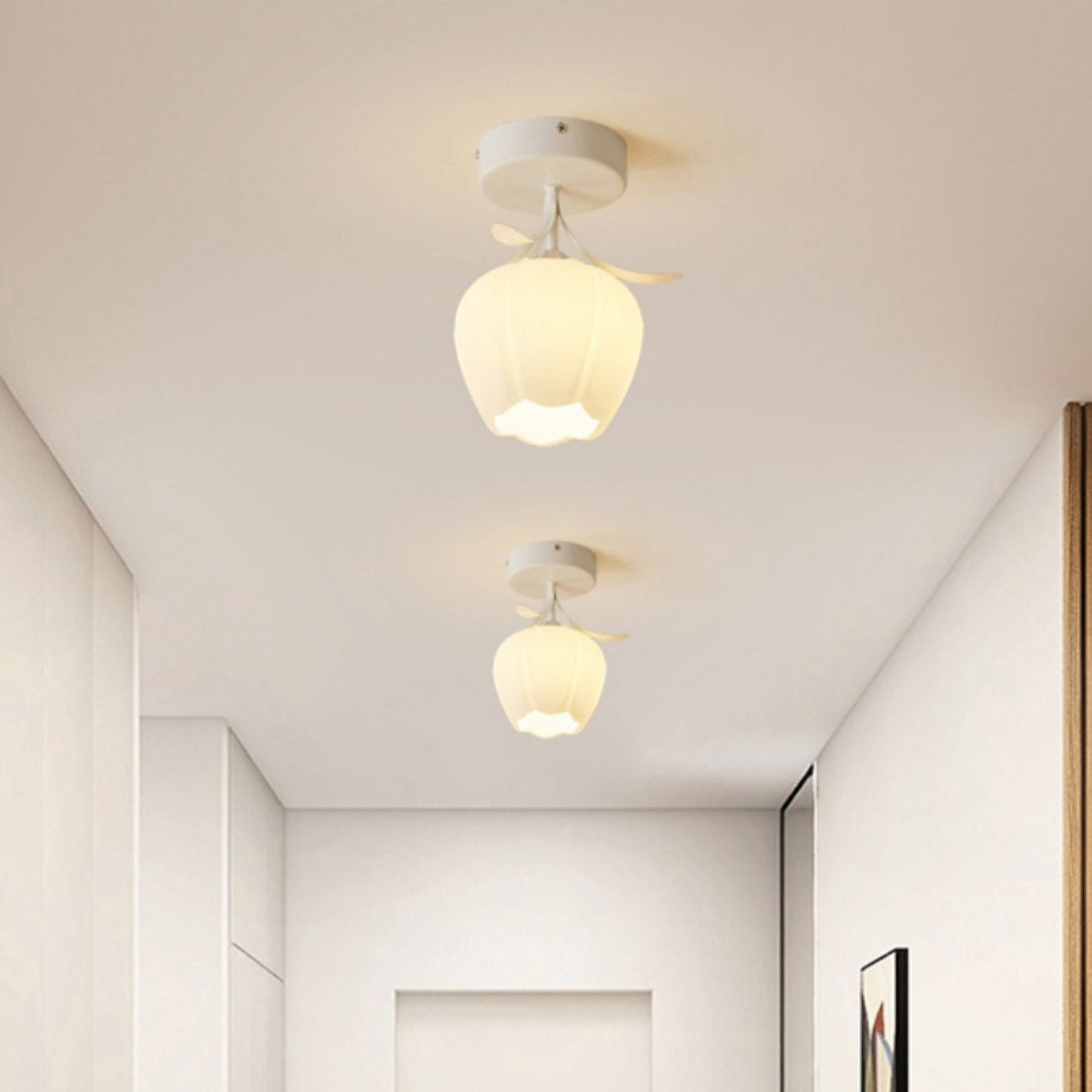 Creative Flower Shape Mini Artistic Ceiling Light