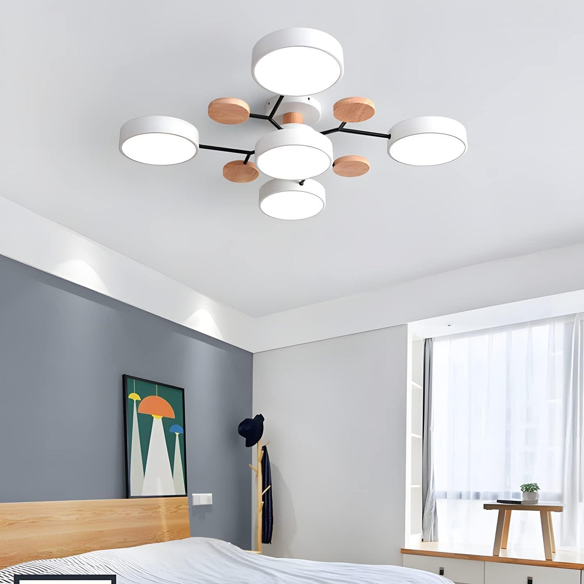 Modern Round Low Ceiling Light For Living Room
