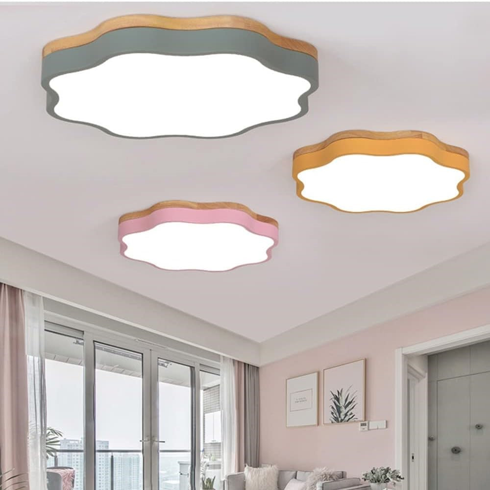 Acrylic Flowers Kid LED Ceiling Light For Bedroom