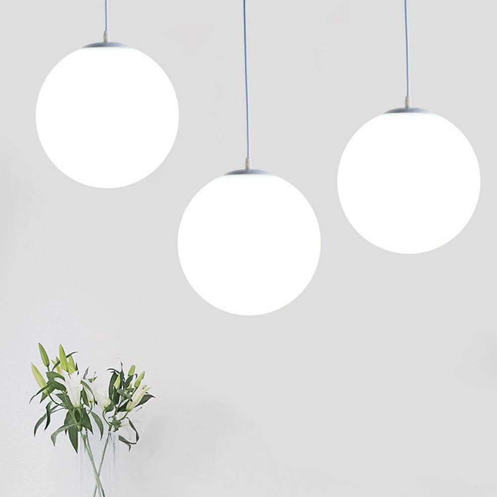 Restaurant Simple Glass 1 Head Pendant Light