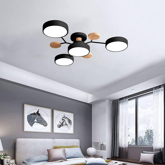 Modern Round Low Ceiling Light For Living Room
