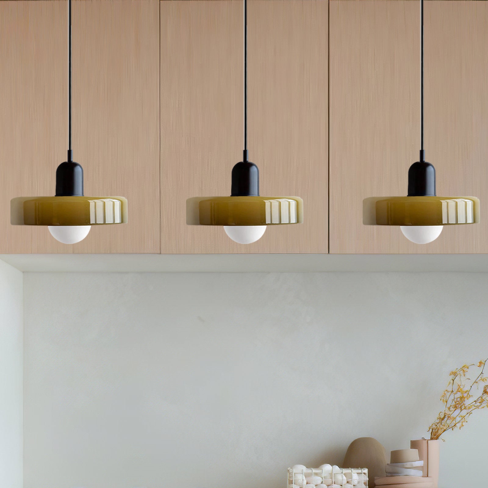 Modern Kitchen Glass Pendant Light