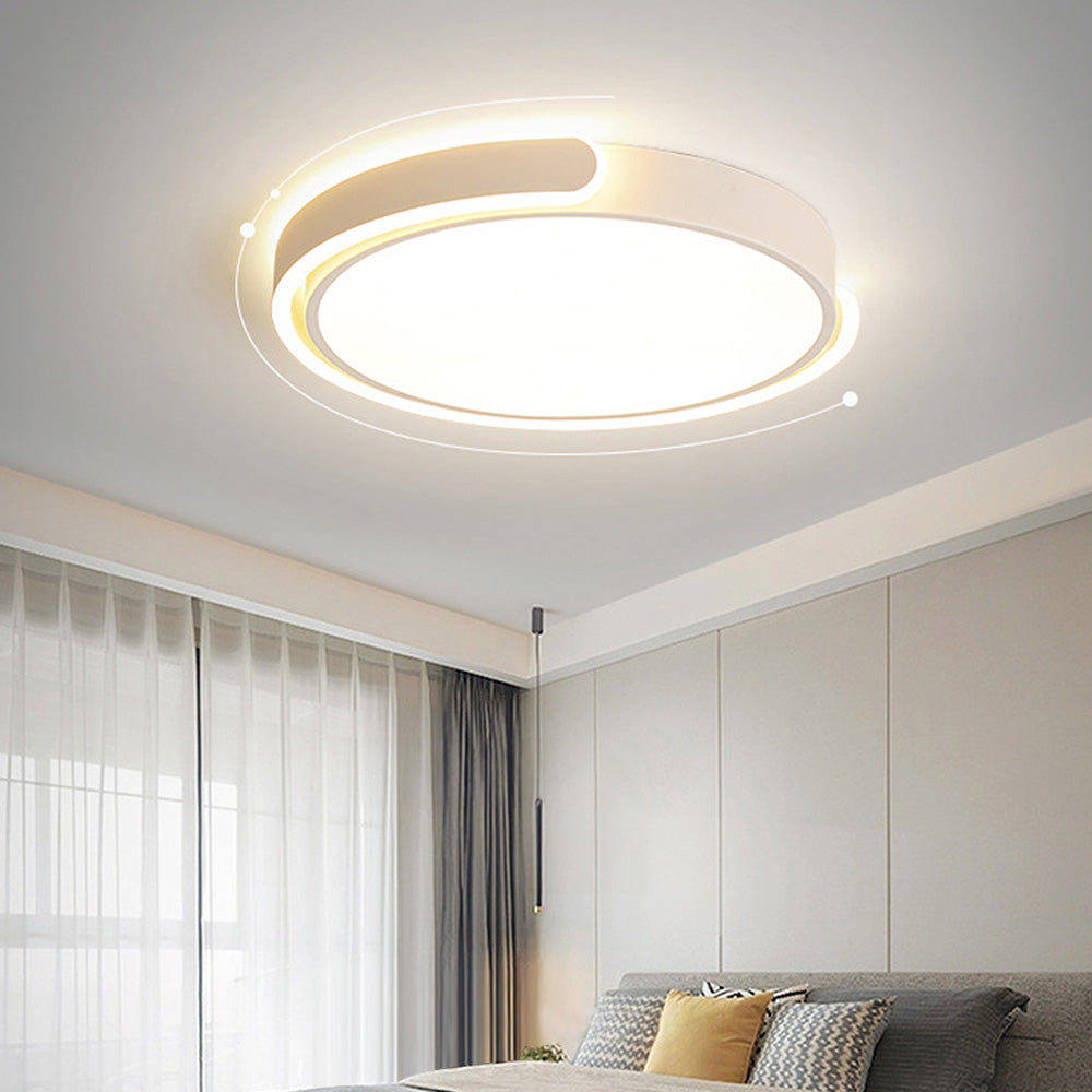 Minimalist Round Acrylic Bedroom LED Ceiling Light