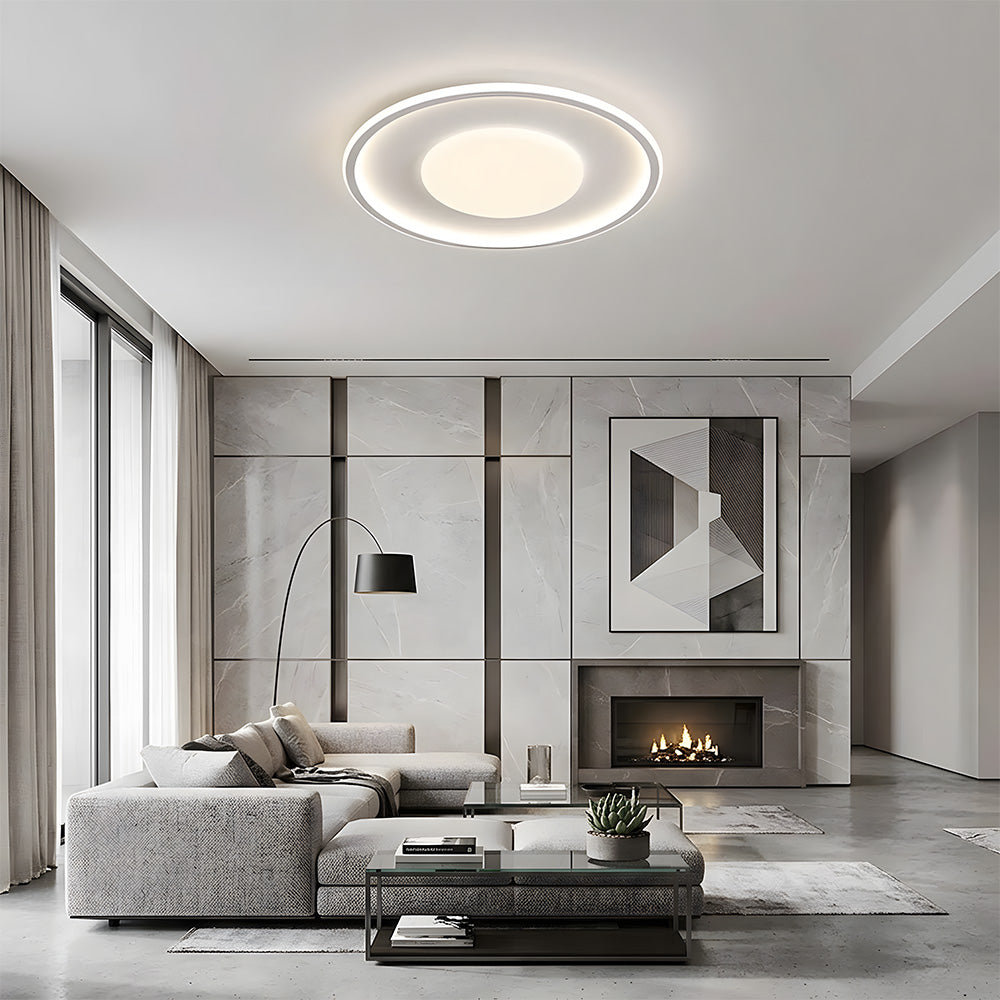 Compact Acrylic LED Flush Mount Ceiling Lights for Bedroom