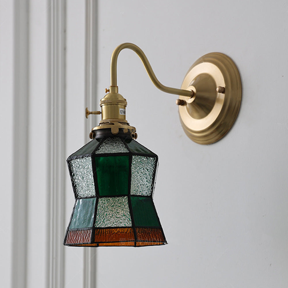 Vintage Glass Wall Sconce Light For Living Room
